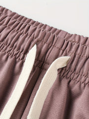 Skull Pattern Comfy Shorts Men's Casual Elastic Waist Drawstring Shorts