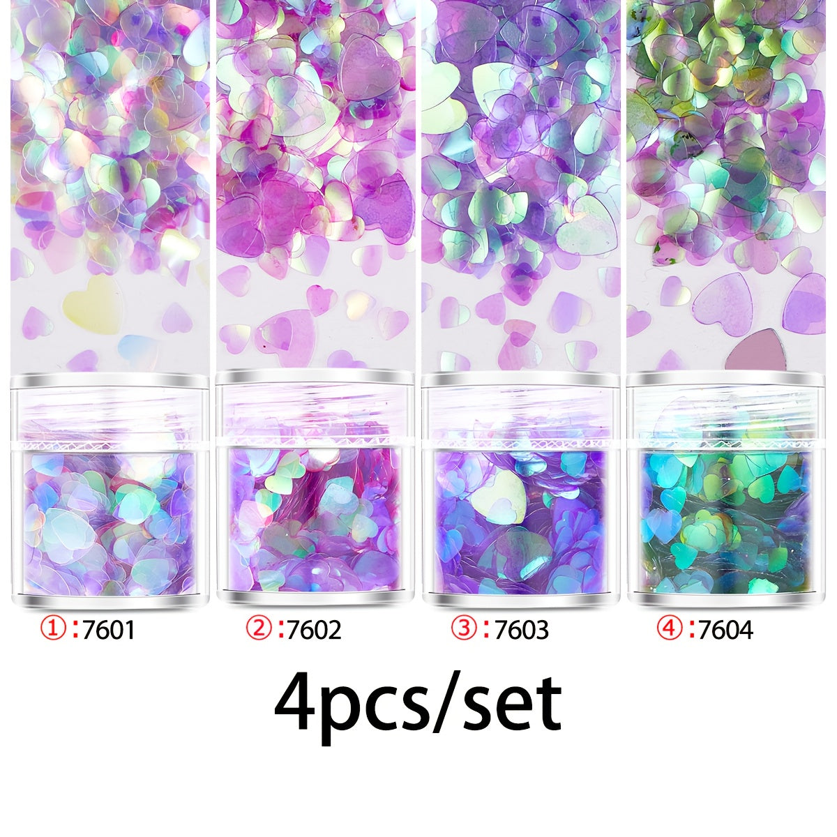 Chunky Glitters Fine Mix UV Resin Jewelry Making Decor Slime Fillings