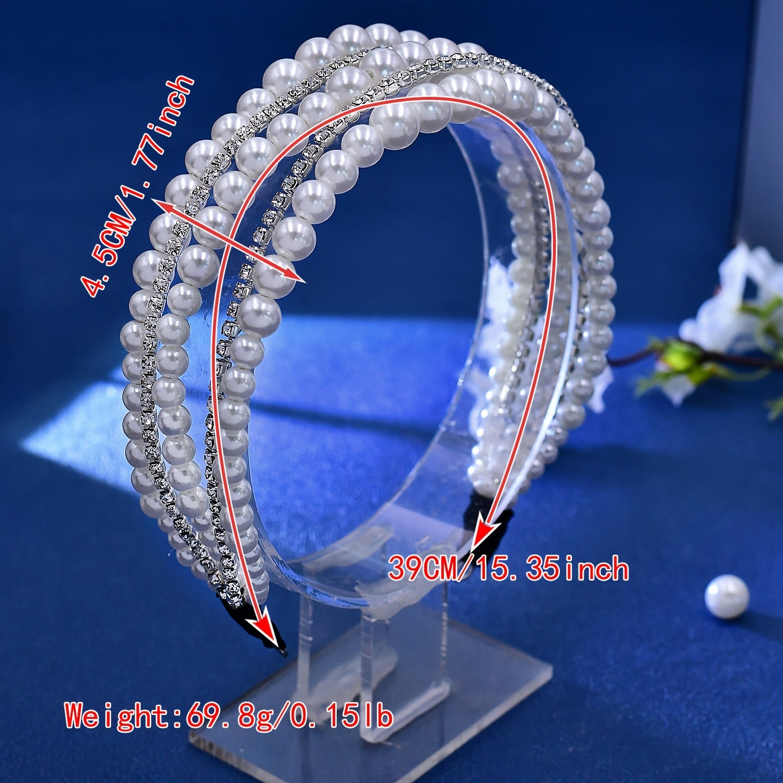 One and Versatile Hairband Headband for Bridal and Daily Accessories
