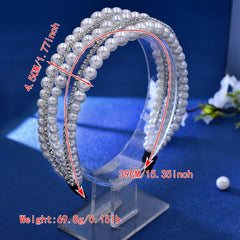 One and Versatile Hairband Headband for Bridal and Daily Accessories