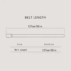 Men's Spider Pattern Belt for Business