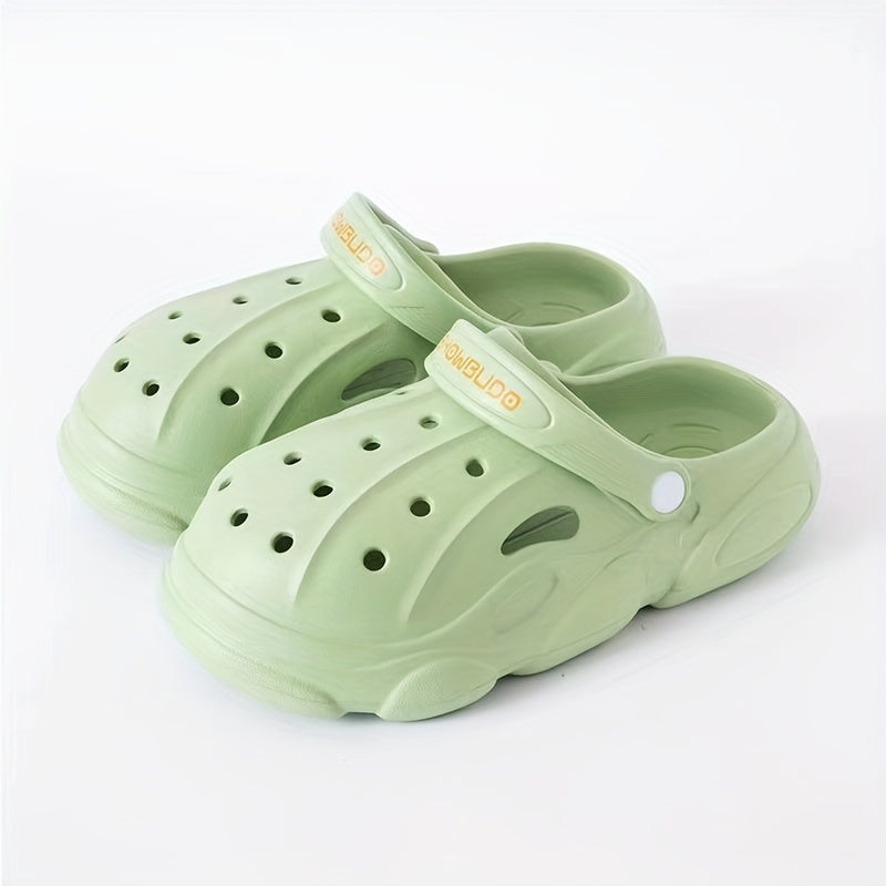 Women's Solid Clogs Casual Beach Shoes Soft Sole Breathable