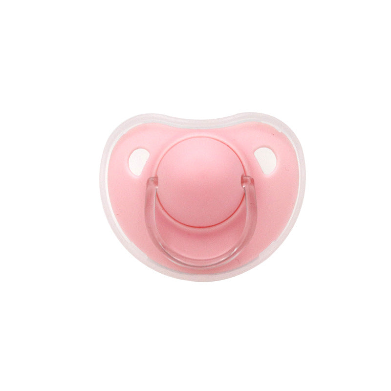 Matte Surface Baby Pacifier with Cover Orthodontic Cherry Round Shape Soother