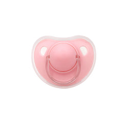 Matte Surface Baby Pacifier with Cover Orthodontic Cherry Round Shape Soother