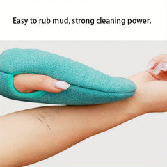 Double Sided Exfoliating Shower Gloves Mitt - Bathing Accessory