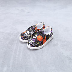 Kids Halloween Cartoon Loafer Shoes Lightweight Comfortable Slip-On