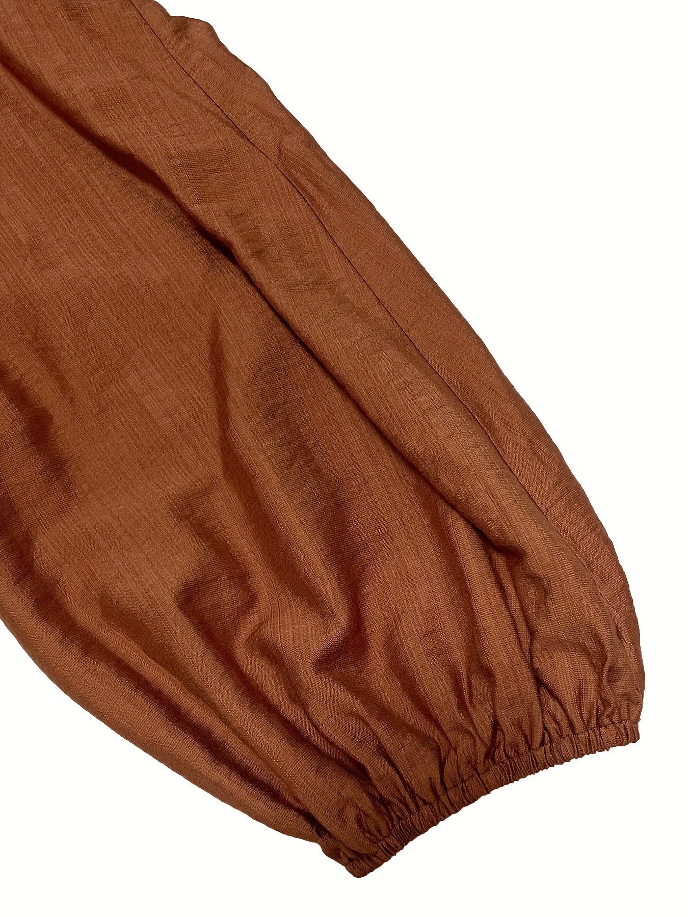  Casual Maxi Dress Solid Lantern Sleeve V Neck