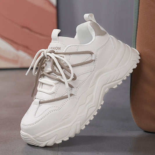 Women's Thick-Soled Running Shoes Comfortable Lightweight Sneakers