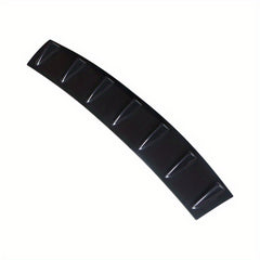 Universal Car Rear Bumper Lip 7 Fin Shark Fin ABS Diffuser Bright