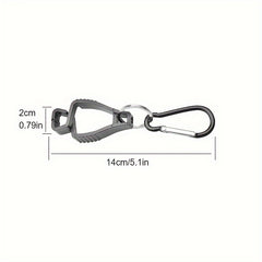 Multifunctional Glove Clip Hook for Outdoor Sports