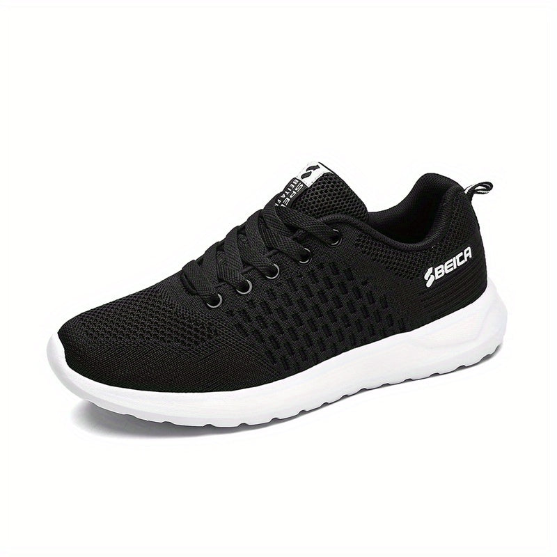 Women's Athletic Running Shoes Lace Up Breathable Mesh Sneakers