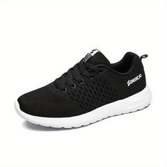 Women's Athletic Running Shoes Lace Up Breathable Mesh Sneakers