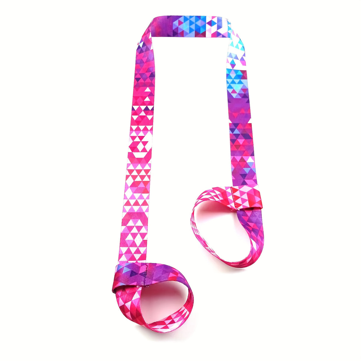 Colorful Yoga Mat Strap TPE Durable Storage Sling 2 in 1 Fitness Stretching