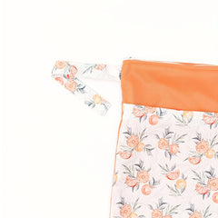 Printed Double Zipper Waterproof Diaper Bag - 30/40 Diaper Storage Bag