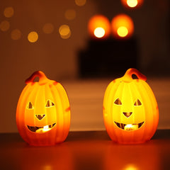 1pc Halloween Lantern Pumpkin Halloween LED Decor Glow Ghost Light