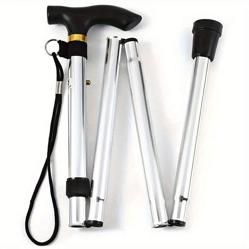 Adjustable Folding Hiking Trekking Pole Lightweight Aluminum Alloy Stick