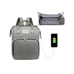 Foldable Mommy Bag w/ USB Charging Large Capacity