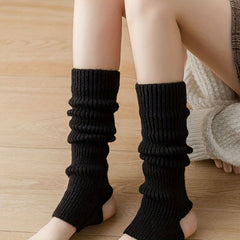 Women's Knitted Leg Sleeves Ballet Yoga Foot Warming Socks