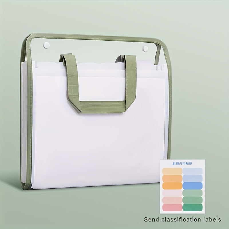 13 Layer Folder Paper Storage Bag Large Capacity Paper Organizing Tool