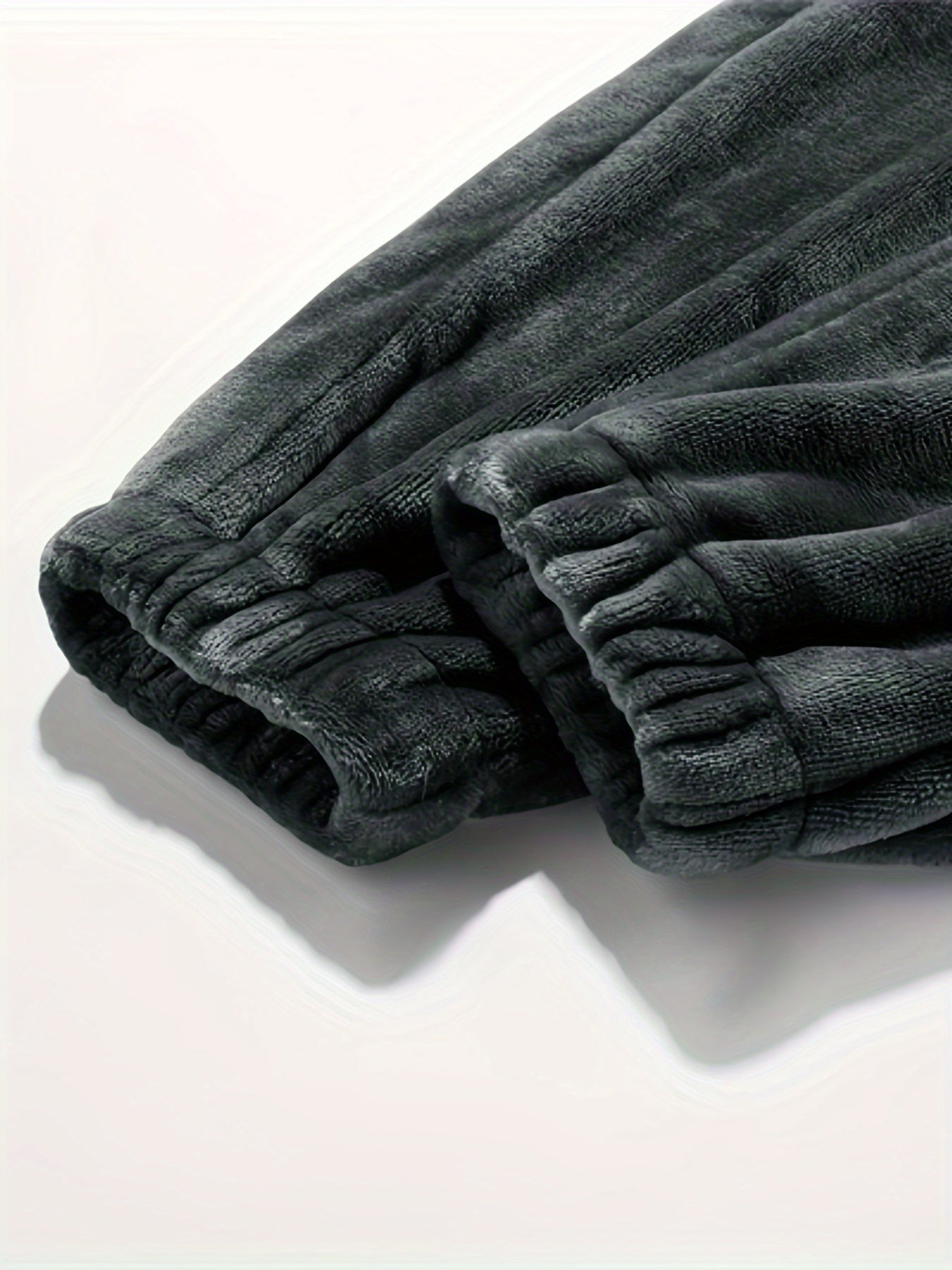 Men's Plush Thermal Sweatpants Pocket Jogger Pants