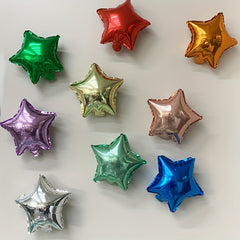 18 inch Five pointed Star Heart shaped Aluminum Film Balloon