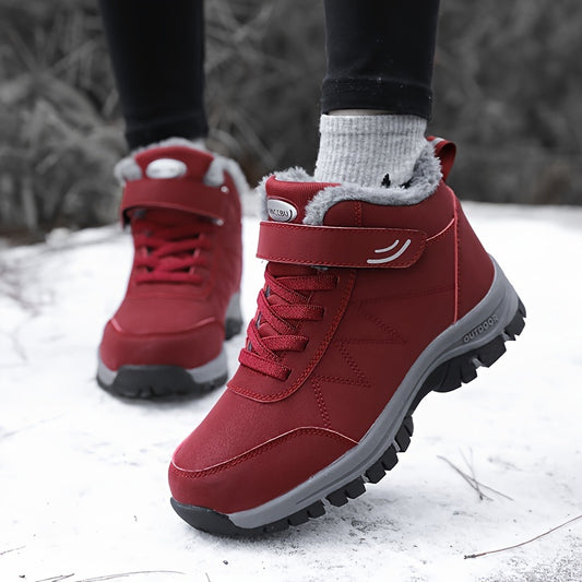 Women's Winter Warm Hiking Boots Waterproof Non slip Outdoor Boots