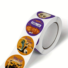 500pcs Halloween Stickers Pumpkin Ghost Skull Label Stickers