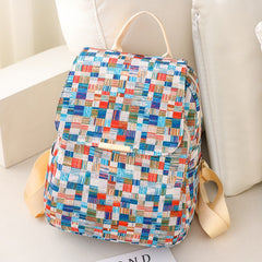 Nylon Flap Zipper Backpack for Work & School