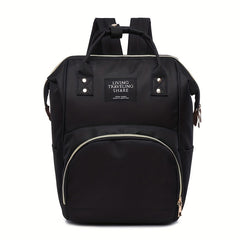 Stylish Canvas Backpack for Traveling with Baby Bottles