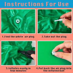 Inflatable Kids Yoga Ball Toy Random Pattern