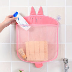 Baby Bath Storage Basket with Suction Cups - Organize Toys & Items