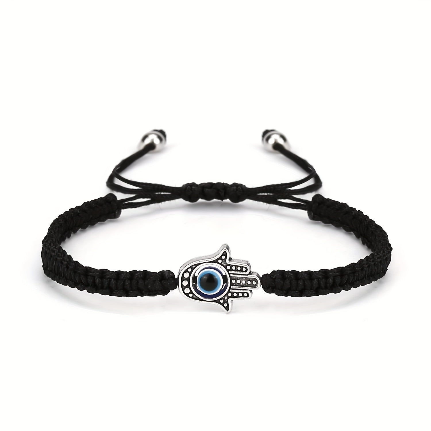 Devil's Eye Theme Braided Anklet Adjustable Ankle Bracelet