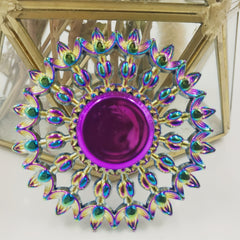 Colorful Zinc Alloy Fingertip Spinner Hand Spinner Finger Spinner Electroplating
