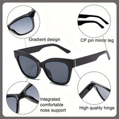 Large Cat Eye Sunglasses UV400 Sun Shades Retro Style