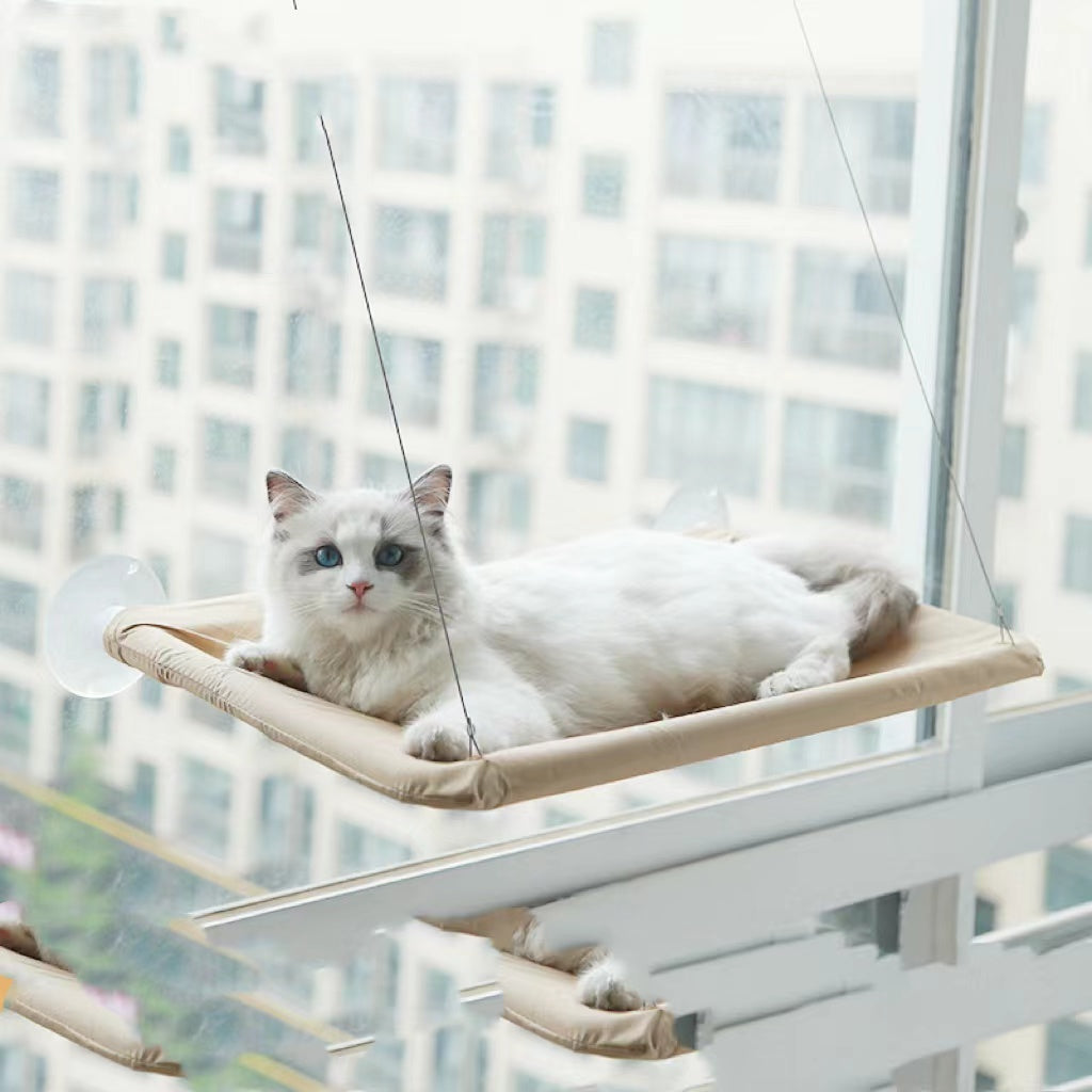 Wall Mounted Cat Window Perch Hammock Bed Soft Washable Seat Indoor Pet Bed