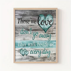Love Memory Wall Decor For Bedroom 8x10in Unframed
