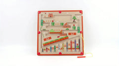 Magnetic Mushroom House Puzzle Sorting Board for Kids