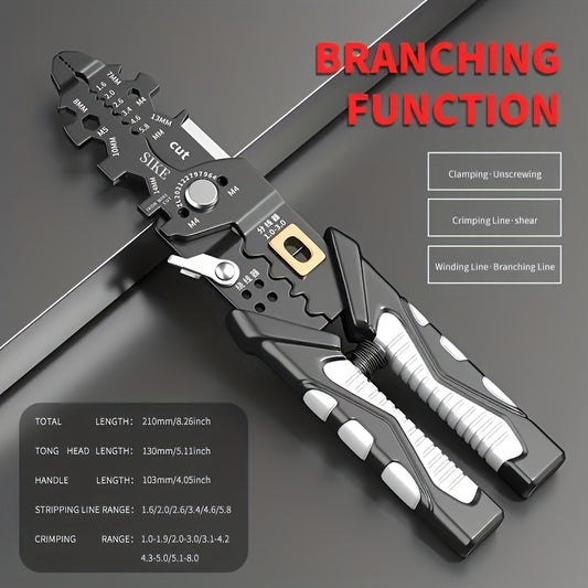 9 Inch 22 Wire Cutting Pliers Clamping Wire Striping Tool