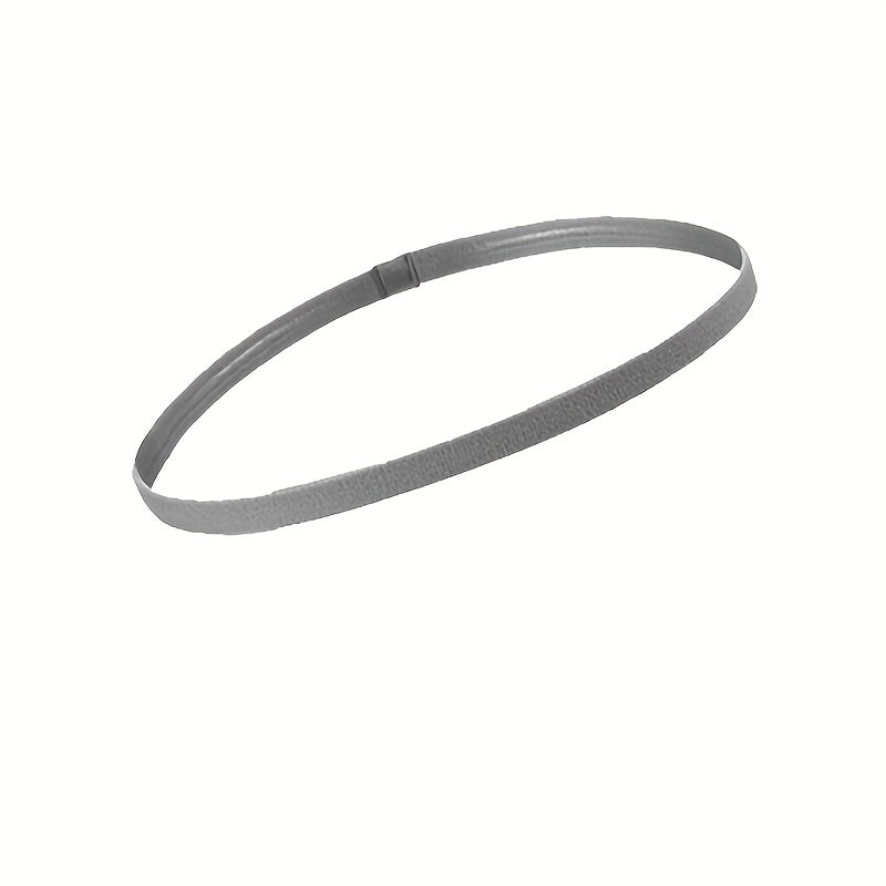 Silicone Strip Wristband Sports Headband Elastic Yoga Fitness Running