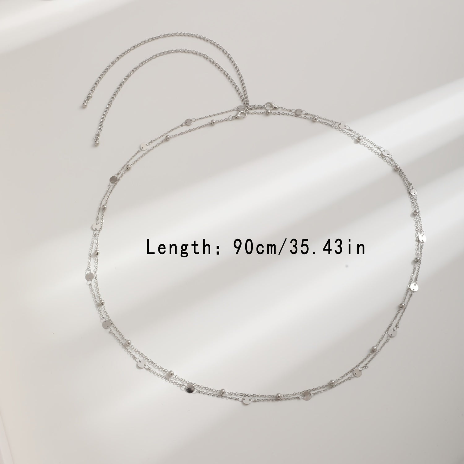 Metal Waist Chain Sequin Circular Piece Body Chain Belly Chain
