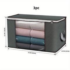 Foldable Clothes Storage Box Quilt Organizer Bag