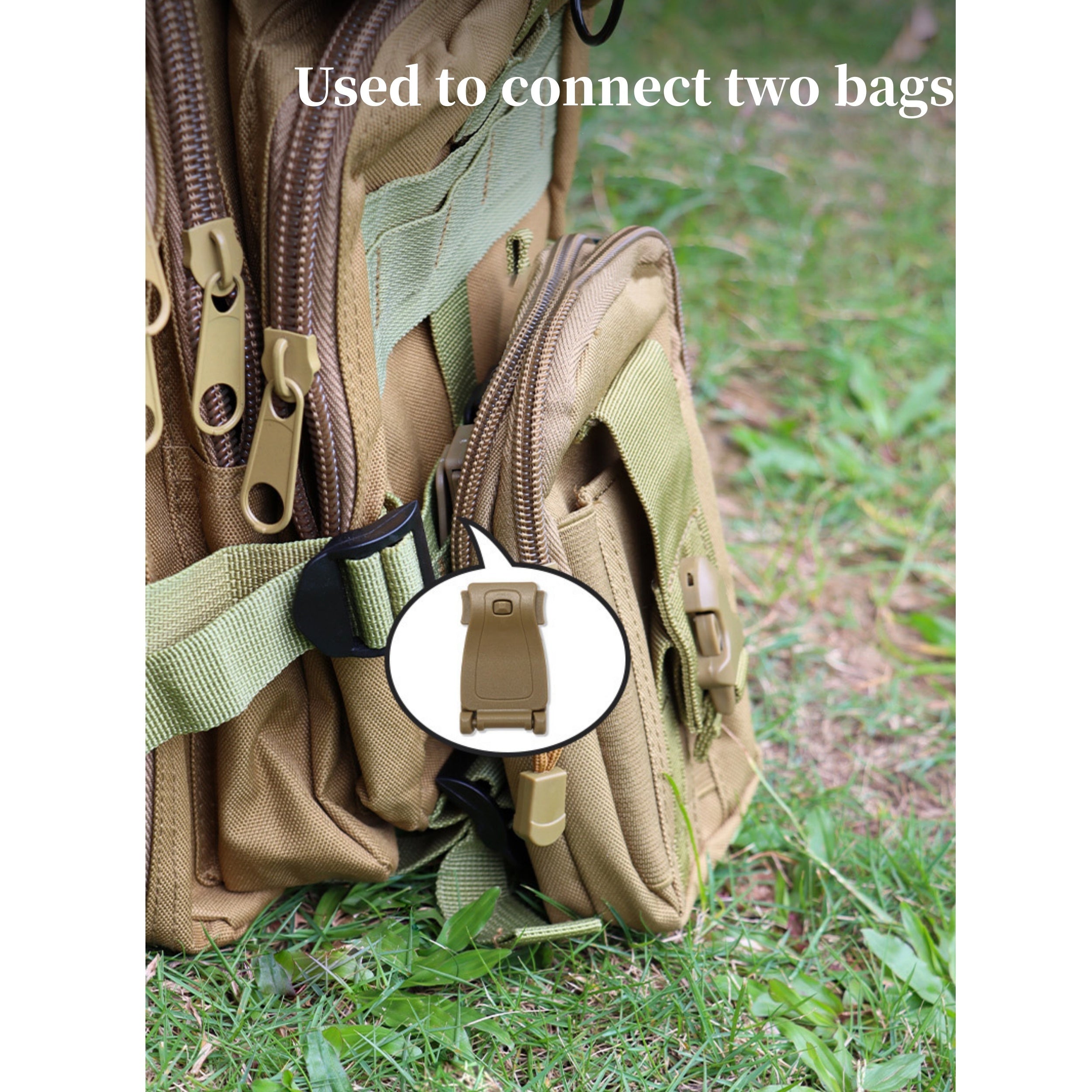 Bag Belt Fixed Clip - Outdoor Hiking Backpack Accessory