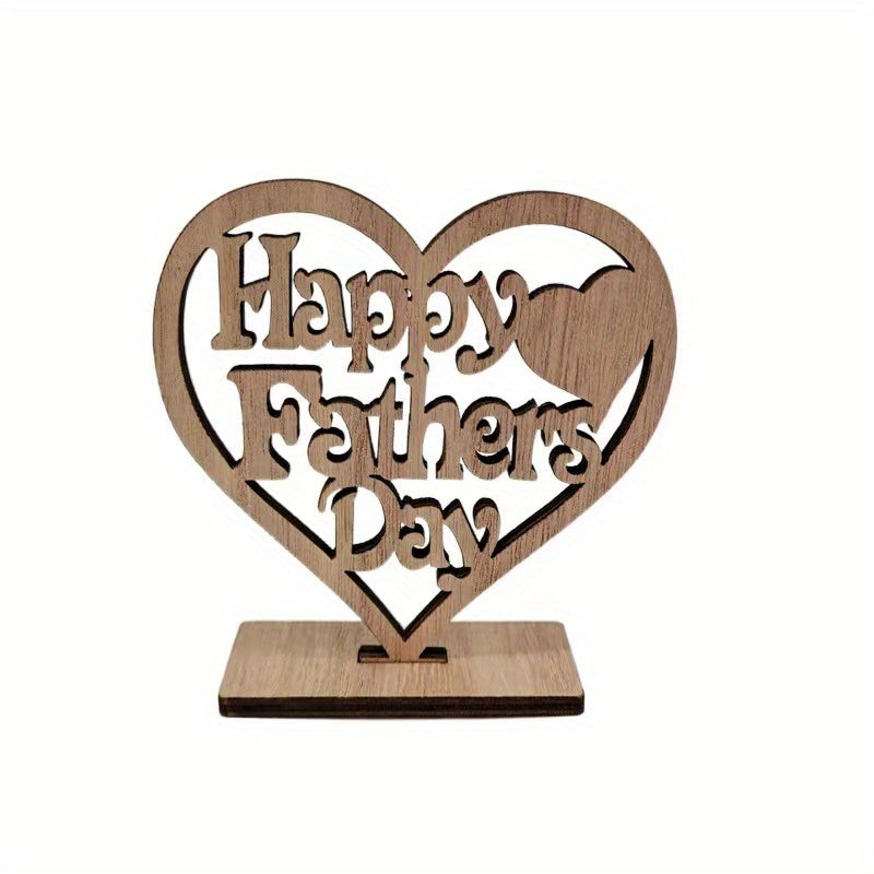 Wooden Pendant Can DIY Keychain Decor Hollow Out Letter Laser Cutting