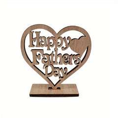 Wooden Pendant Can DIY Keychain Decor Hollow Out Letter Laser Cutting