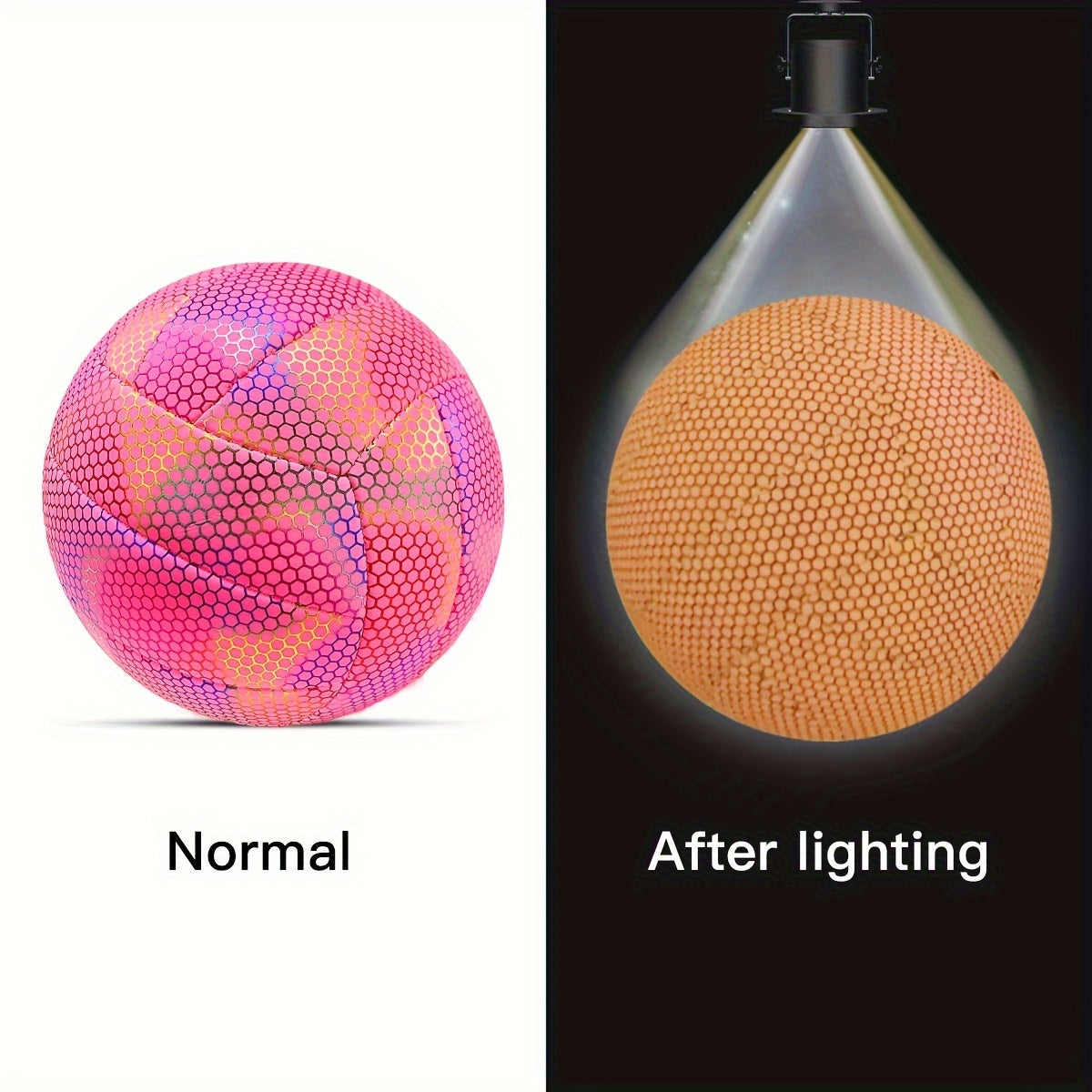 Luminous Volleyball PU Material Wear resistant For Beach Entertainment