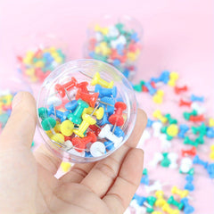 40pcs Mixed Round Push Pins for Students