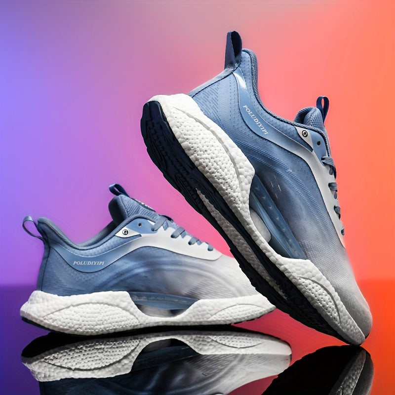 Thick Sole Lightweight Running Shoes Breathable Non Slip Outdoor Sneakers