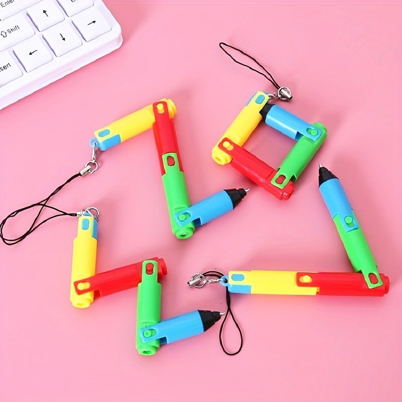 3pcs Folding Ballpoint Pen Bendable Deformable Pen 0 5mm