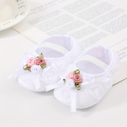 JIAGEYA Flower Ballet Shoes Baby Girls Lightweight Soft Sole