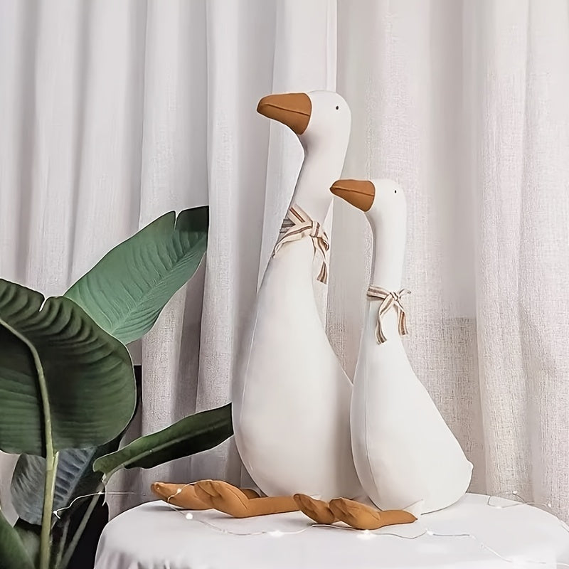 Cute Cartoon Goose Doll for Kids' Room Decor